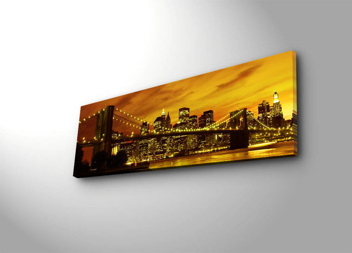 Wallity Lienzo Decorativo Iluminado con LEDs 30x90 cm Multicolor Wallity Lienzo Decorativo Iluminado con LEDs 30x90 cm Multicolor